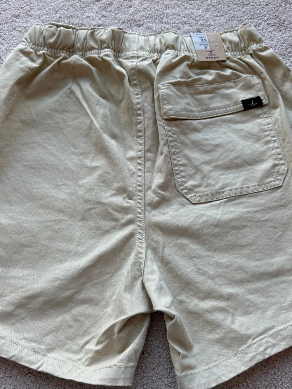 NWT prAna Originals Mojave Stretch Shorts XS - Khaki 5